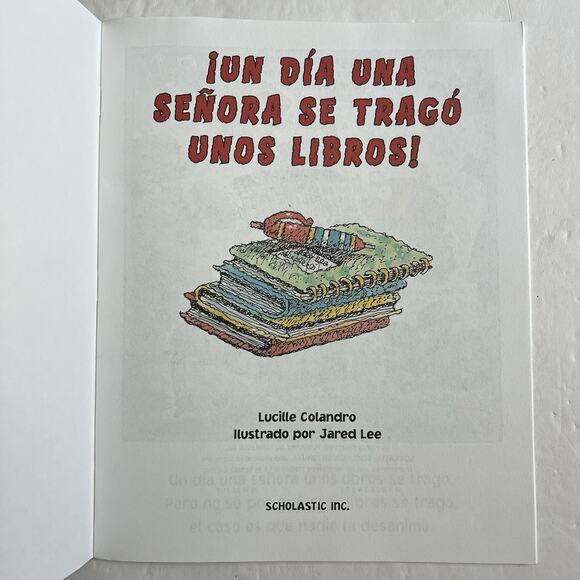 Un Dia Una Senora Se Traga Uno Caracola Set of 3 Paperback By Lucille Colandro - Picture 3 of 13